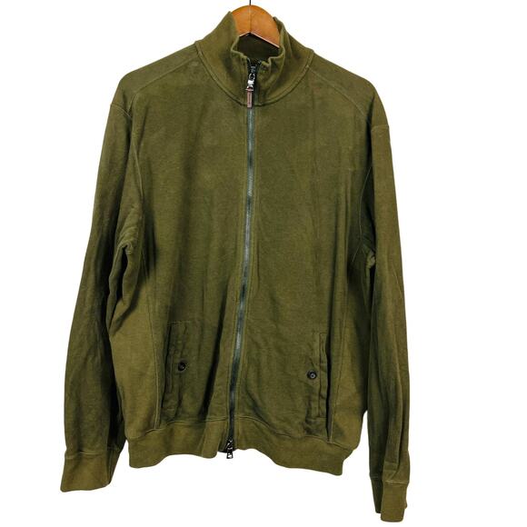 Polo Ralph Lauren Full Zip Light Field Jacket Olive GReen - L - Picture 1 of 7